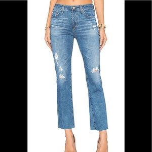 AG Jodi crop stretch flare jeans. Sz 28